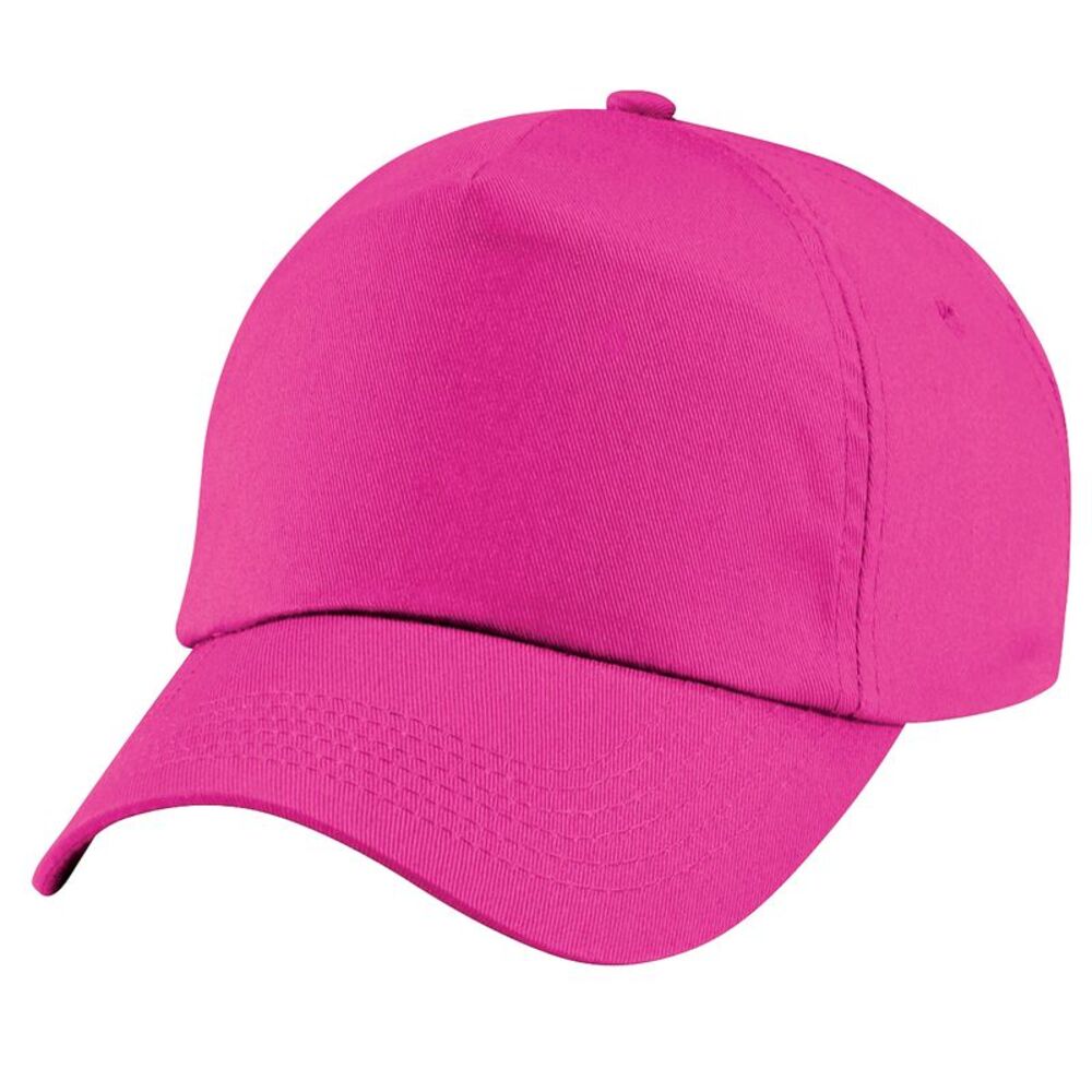 Beechfield Plain Boys /Girls Childrens /Kids Original 5 Panel Baseball Cap /Hat